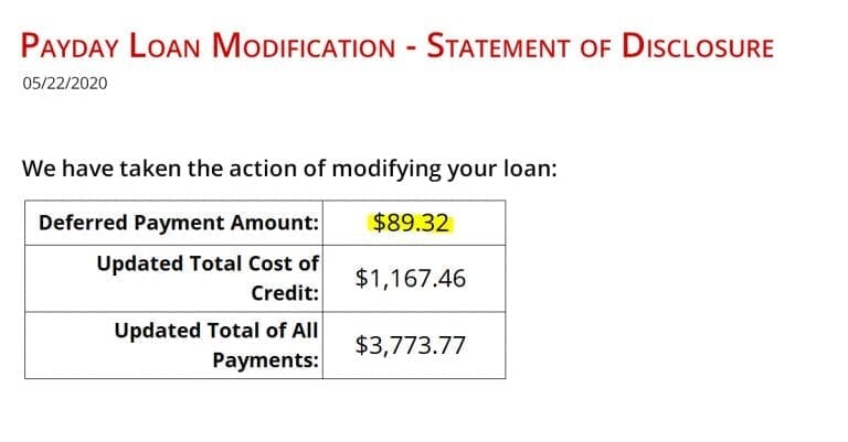 Beware The Payday Loan Modification Trap