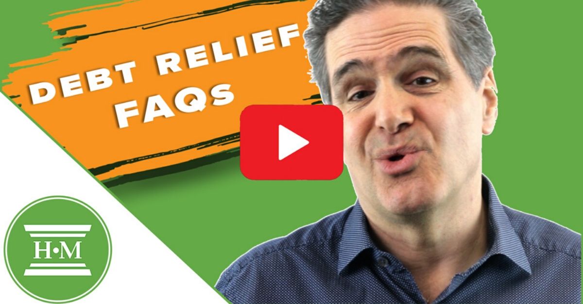 Debt Relief FAQ Video Thumbnail